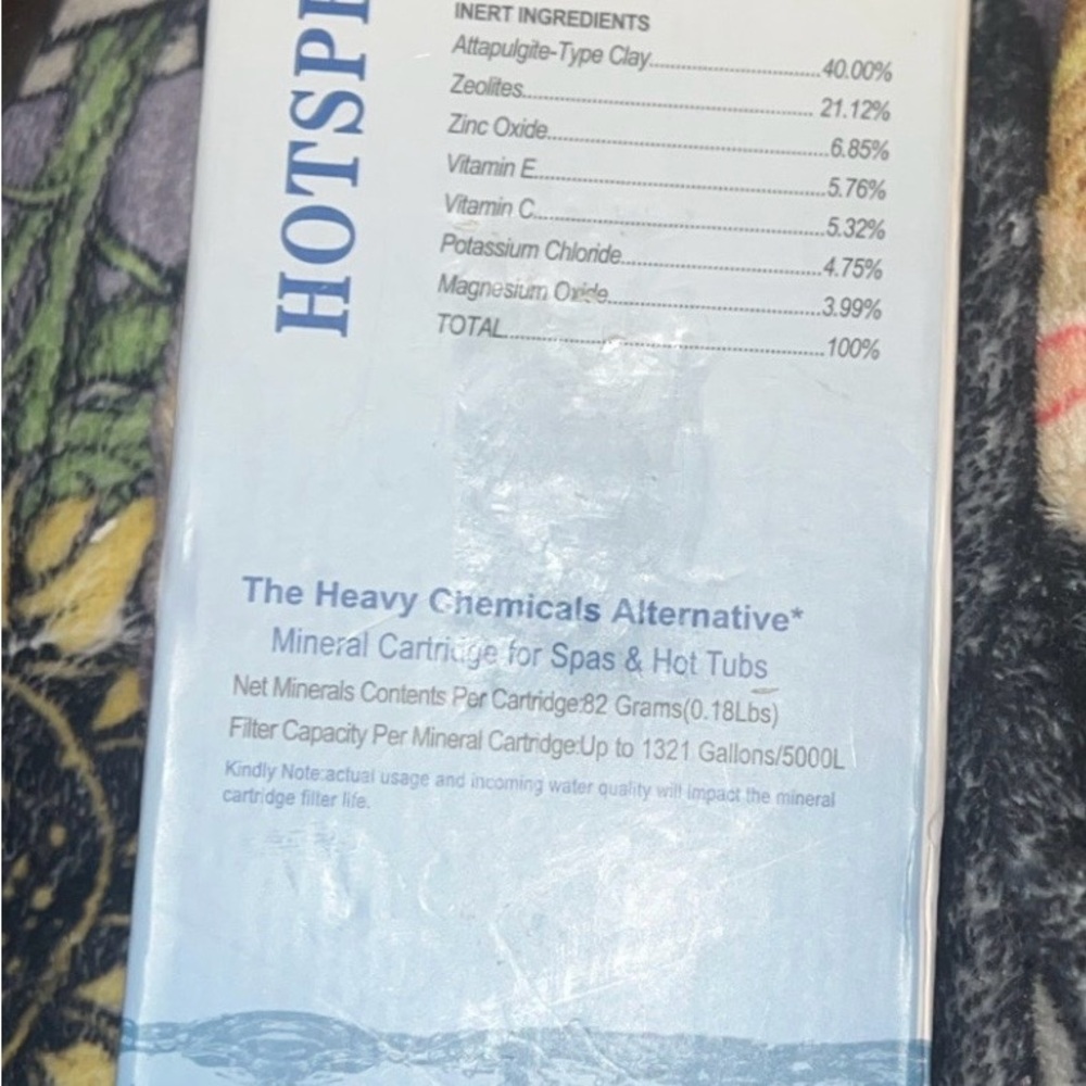 Mineral Cartridge for Spas & Hot Tubs